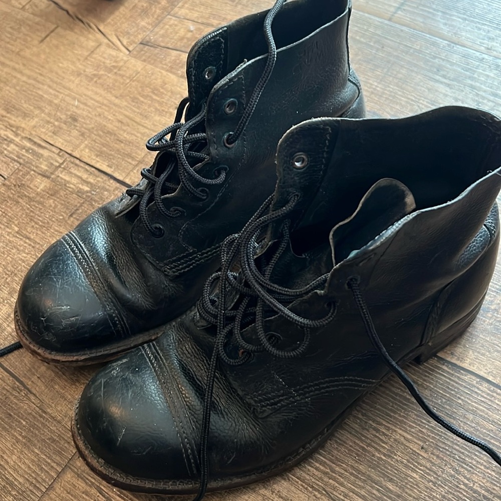Steel Toe Vintage War Combat Boots